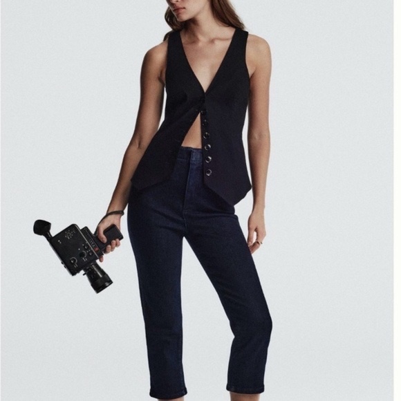 Maeve Denim - NWT Anthropologie Maeve rodeo drive cropped high rise jeans 29